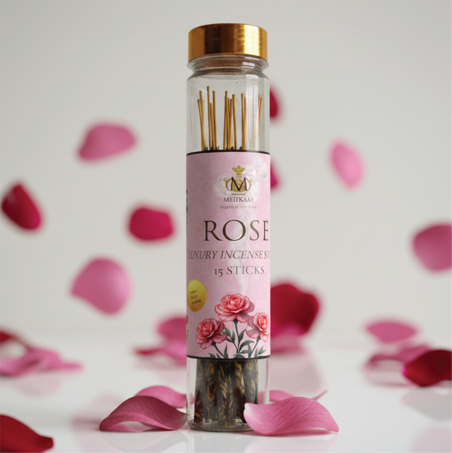 Natural Rose Incense Sticks