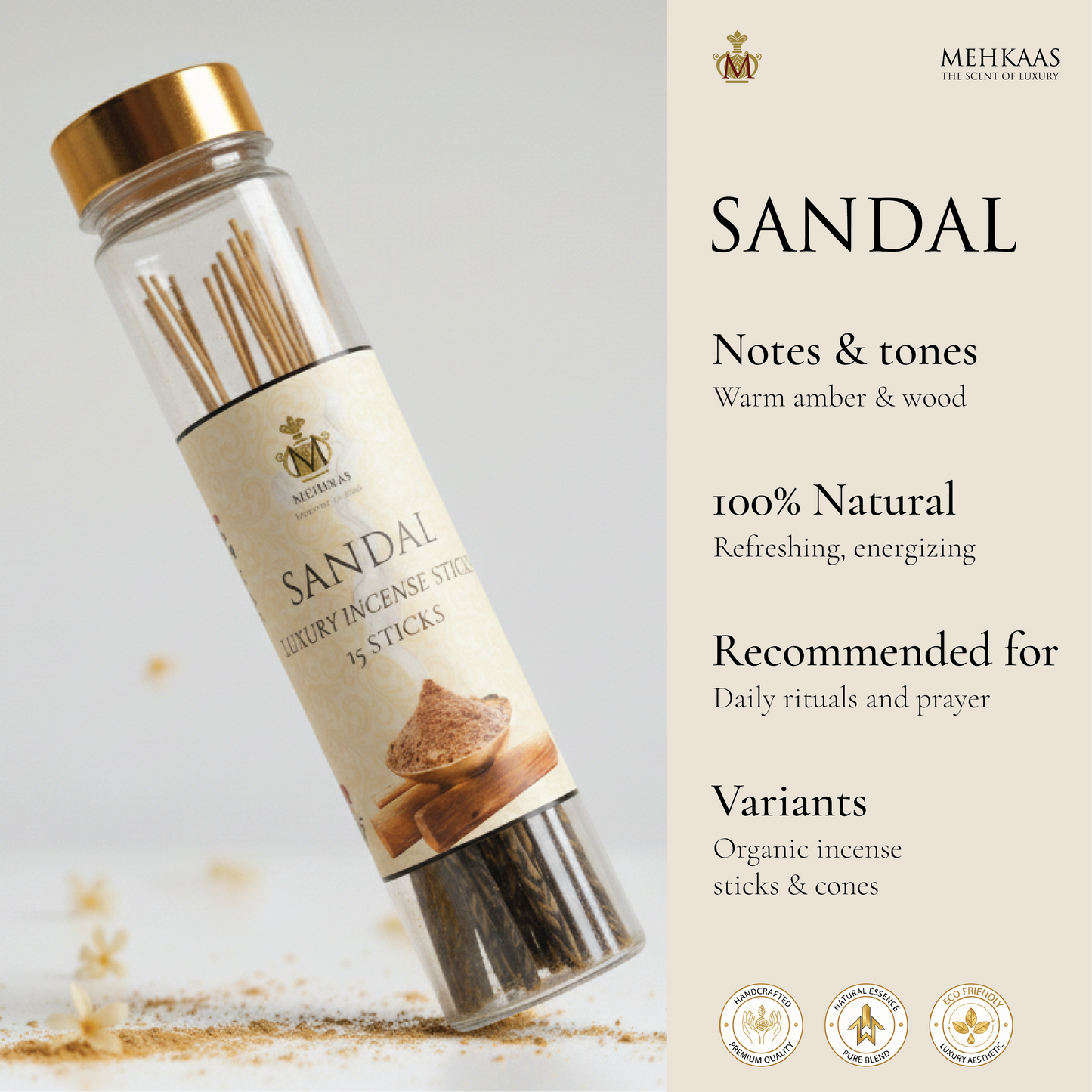 Ayodhya Sandal Chandan Premium Incense Sticks