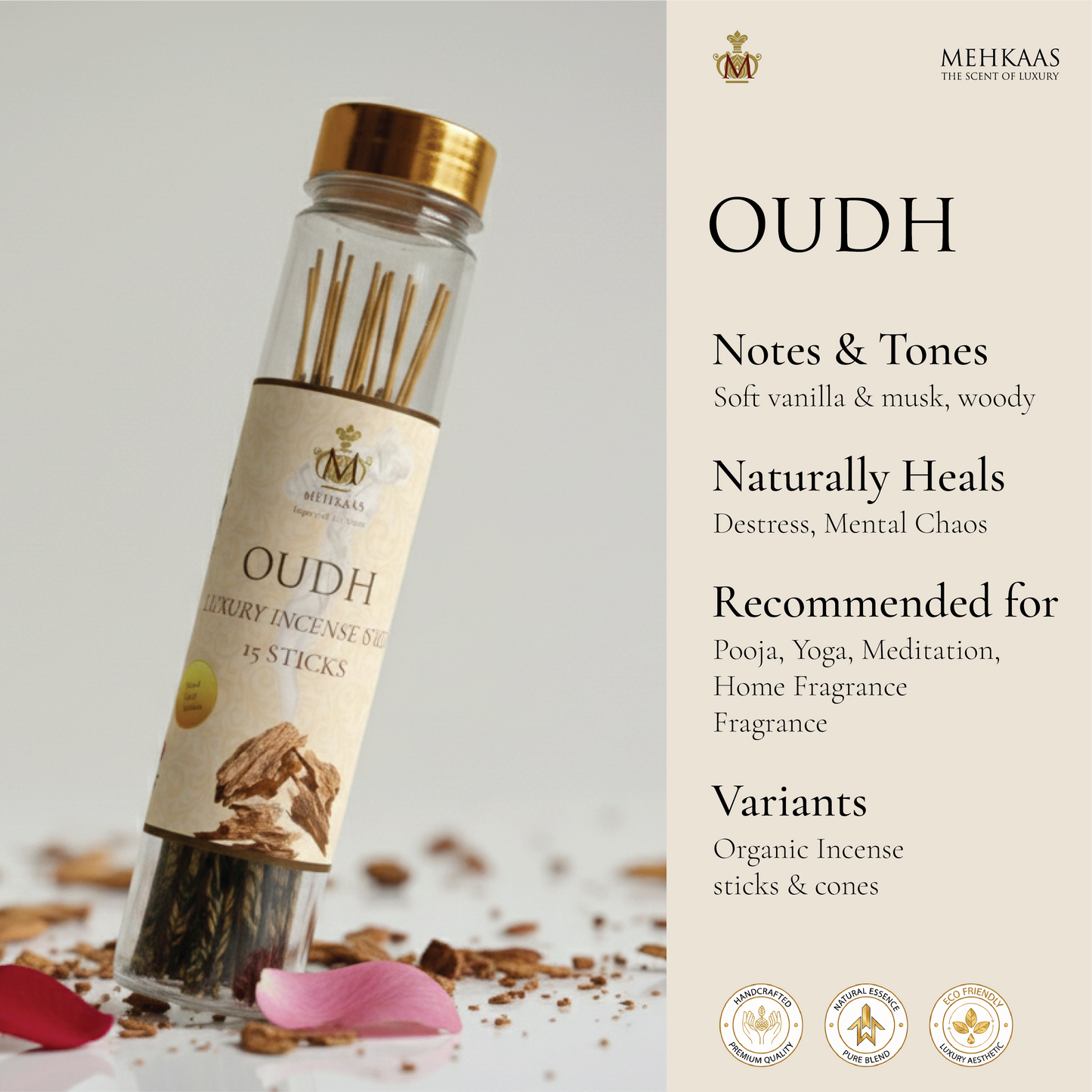 Oudh Premium Incense Sticks
