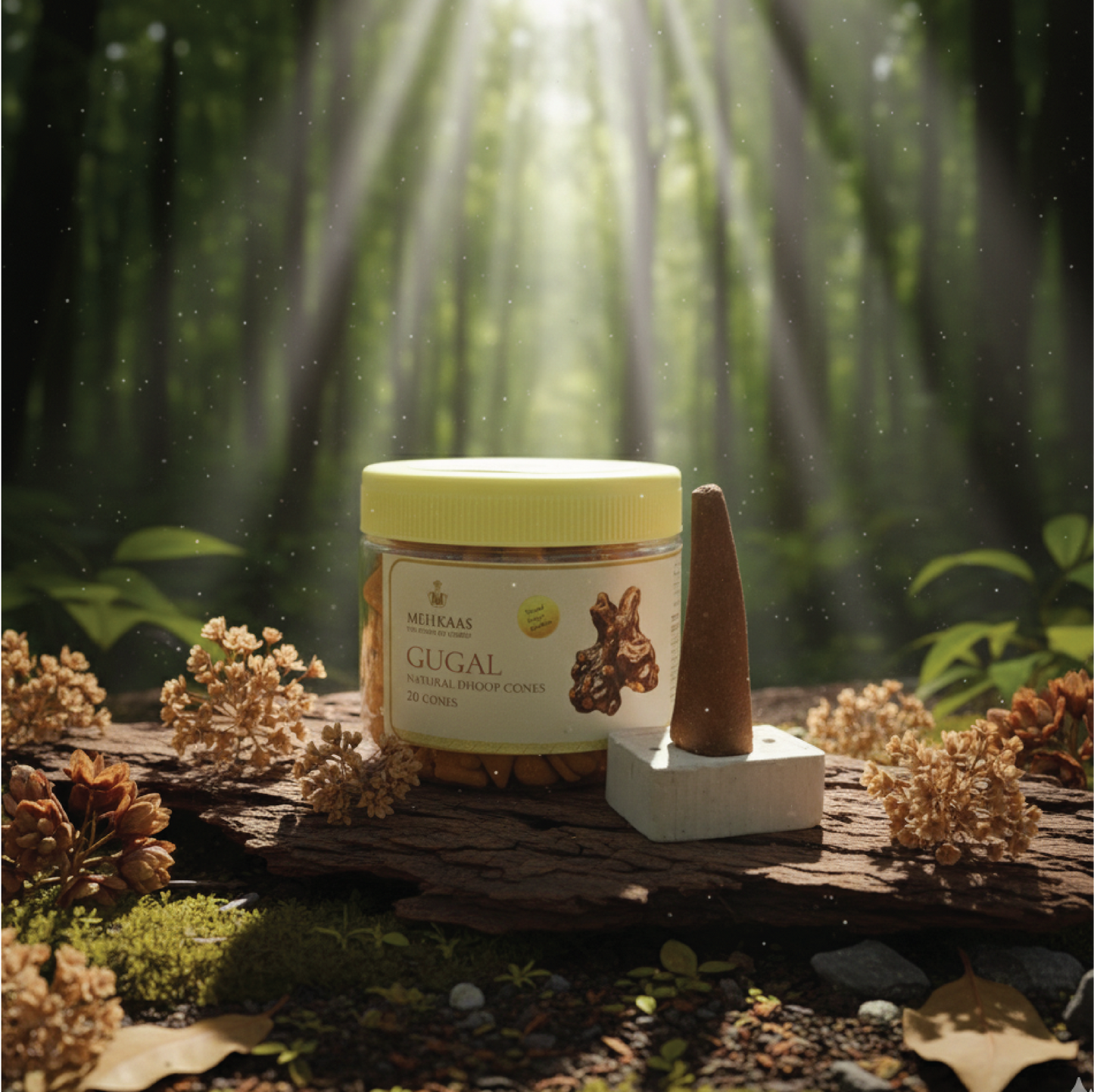 Pure Guggal Dhoop cones (गुग्गल)