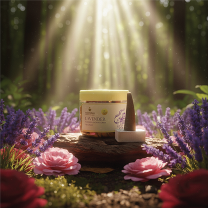 Pure Lavender Dhoop cones (लैवेंडर)
