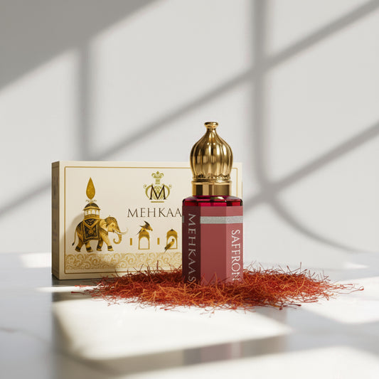 Pure Saffron Attar (केसर)